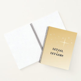 Celestial Healing Let Go Let God Cross Notitieboek