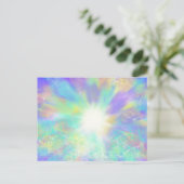 Celestial Heavens Christelijke profetische Abstrac Briefkaart (Staand voorkant)