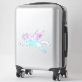 Celestial Holographic Rainbow Pegasus XL Vinyl Sticker (Koffer)