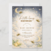 Celestial Honey Bee Baby Shower Kaart (Voorkant)