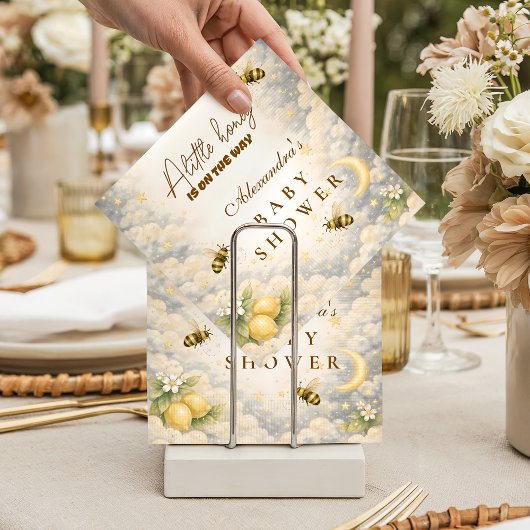Celestial Honey Bee Baby Shower Servet