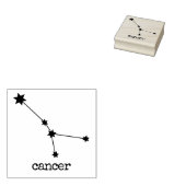 Celestial Horoscope Cancer Rubberstempel (Gestempeld)
