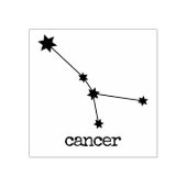 Celestial Horoscope Cancer Rubberstempel (Afrduk)