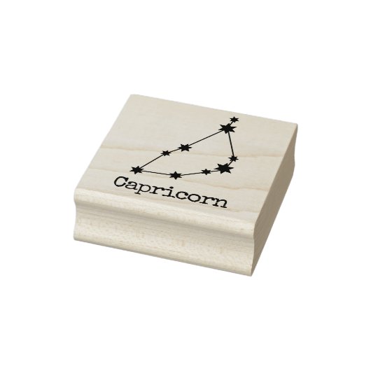 Celestial Horoscope Capricorn Rubberstempel (Stempel)