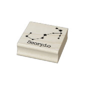 Celestial Horoscope Scorpio Rubberstempel (Stempel)