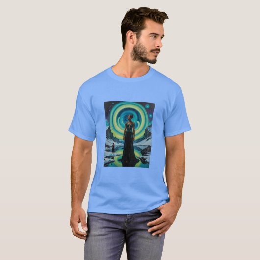 Celestial Ice Queen Portal Art Shirt (Voorkant volledig)