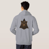 CELESTIAL INSTINCT – The Bear Who Holds the Stars Hoodie (Achterkant volledig)