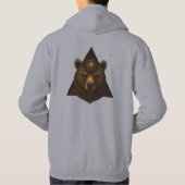 CELESTIAL INSTINCT – The Bear Who Holds the Stars Hoodie (Achterkant)