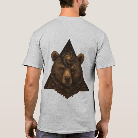 CELESTIAL INSTINCT – The Bear Who Holds the Stars T-shirt (Achterkant)