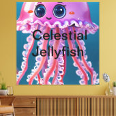 Celestial Jellyfish Canvas Afdruk (Insitu (Woonkamer))