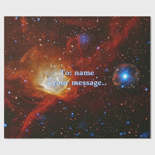 Celestial Jewel, Nebula N90 en Pulsar SXP1062 Cadeaupapier (Vlak)