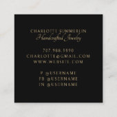 Celestial Jewelry Designer Visitekaartje (Achterkant)