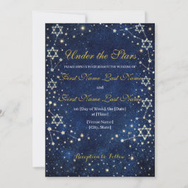Celestial Jewish Invitation  Kaart
