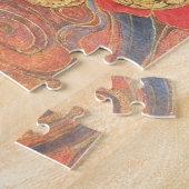 Celestial Journey in Gold and Camellia Legpuzzel (Zijkant)