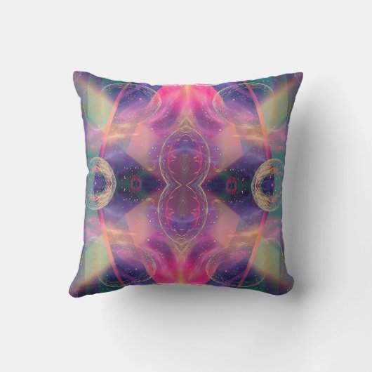 Celestial Kaleidoscopic Dreams Kussen (Achterkant)