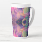 Celestial Kaleidoscopic Dreams Latte Mok (Rechterhoek)