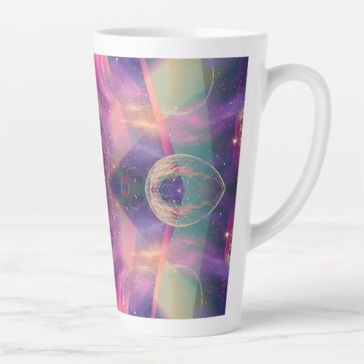 Celestial Kaleidoscopic Dreams Latte Mok (Rechts)