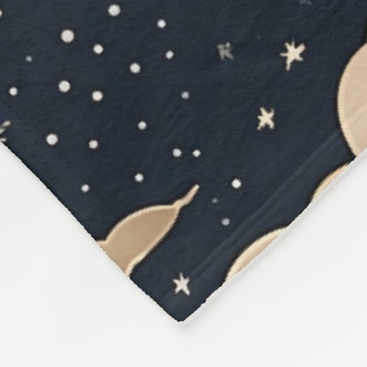 Celestial Kinder Meerdere foto's Monogram Fleece Deken (Hoek)