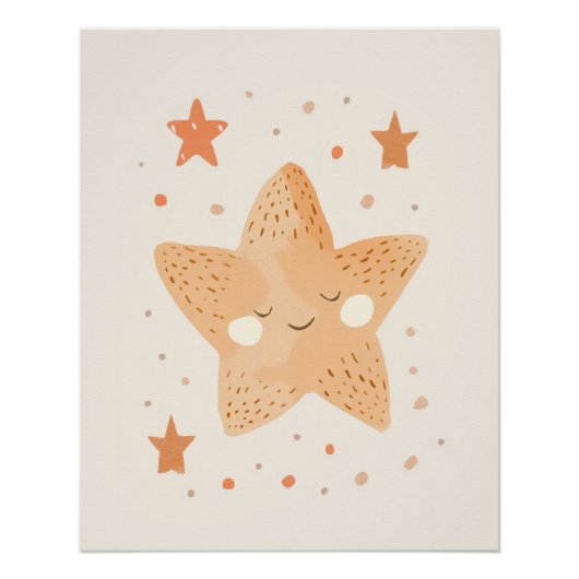 Celestial Kinder Nursery Wall Art, Kinder Posters (Voorkant)