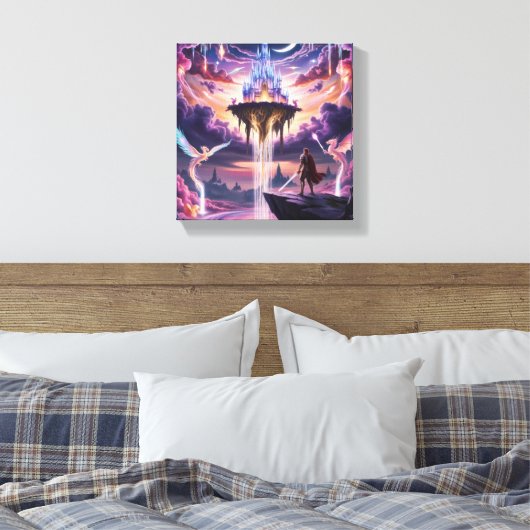 Celestial Kingdom Canvas Art – Mythisch (Insitu (Slaapkamer))