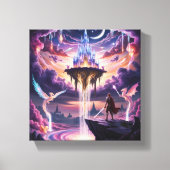 Celestial Kingdom Canvas Art – Mythisch Drijvend (Voorkant)
