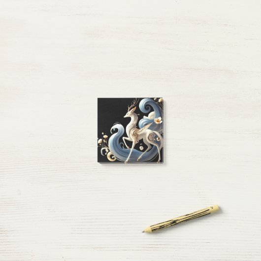 Celestial Kirin Fantasy Collectie Post-it® Notes (Op bureau)