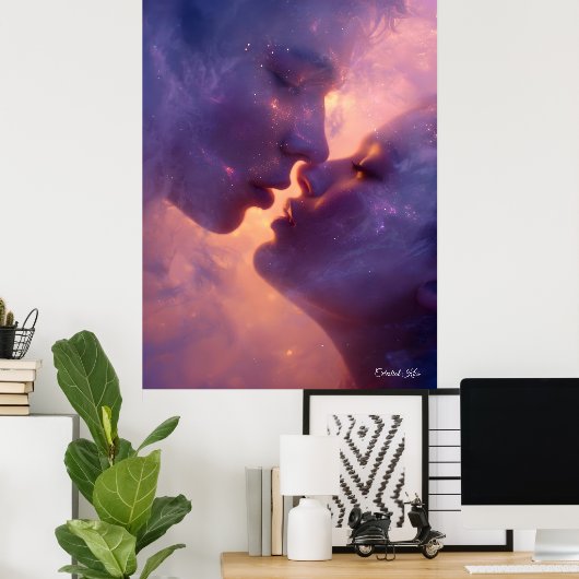 Celestial Kiss  Poster (Thuiskantoor)