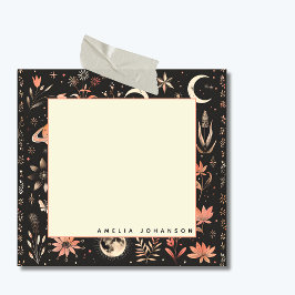 Celestial Kosmos Waterverf Roze Meisje Tiener Post-it® Notes