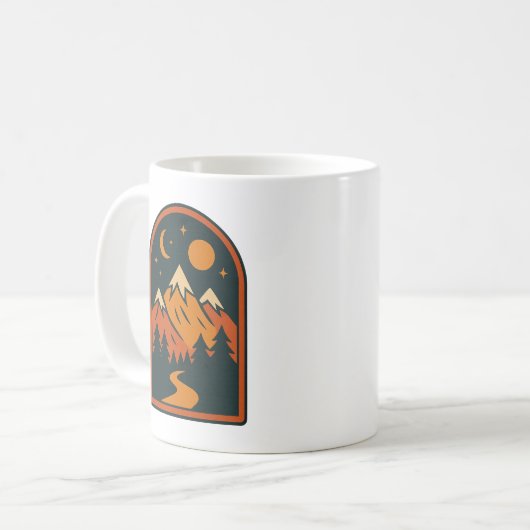 Celestial Landscape Classic Mug Koffiemok (Voorkant links)