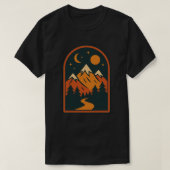 Celestial Landscape Men's Dark T-Shirt (Design voorkant)