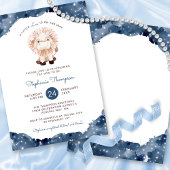 Celestial Leo Astrologie Teken Baby shower Kaart
