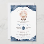 Celestial Leo Astrologie Teken Baby shower Kaart (Voorkant)