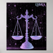 Celestial Libra – Astrology Art Poster (Voorkant)
