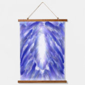 Celestial Light Burst Abstracte kunstprint Hangend Wandkleed (Voorkant)