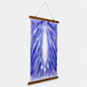 Celestial Light Burst Abstracte kunstprint Hangend Wandkleed (Gebogen)