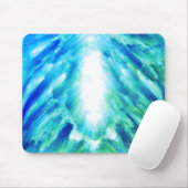 Celestial Light Burst Abstracte kunstprint Muismat (Met muis)