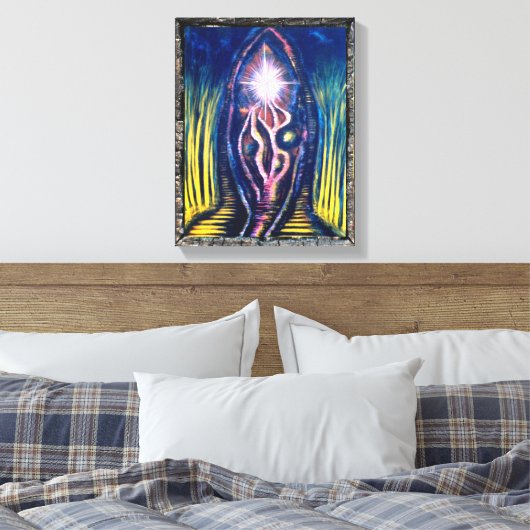 Celestial Light Canvas Afdruk (Insitu (Slaapkamer))
