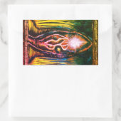 Celestial Light Rechthoekige Sticker (Tas)