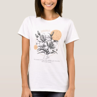 Celestial Lily Taurus T-shirt