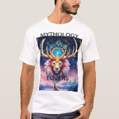 Celestial Lion Stag: Mythic Fusion T-shirt (Voorkant)