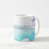 Celestial Lotus Lake Fantasy Mug Koffiemok (Voorkant rechts)