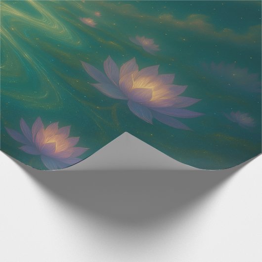 Celestial Lotus Wrapping Paper Cadeaupapier (Hoek)