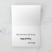 Celestial Love Birthday Kaart (Binnen)