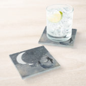 Celestial Love Glazen Onderzetter (Schuin)