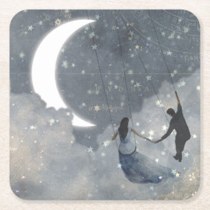 Celestial Love Kartonnen Onderzetters