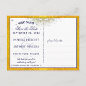 Celestial Love Save the Date Briefkaart (Achterkant)