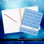 Celestial Love Stars Harten Naam Lichtblauw Planner<br><div class="desc">Dit etherische collectie viert de maan zijn magie en de nachtschoonheid. Omhels de maan en sterren met dit collectie gemaakt voor degenen met een magische kant. Deze dromerige hemelse kunst is perfect voor degenen die houden van de nachtmaan esthetiek. Breng de magie van de nacht met je mee naar school,...</div>