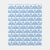 Celestial Love Stars Harten Wit Fleece Deken (Voorkant)