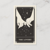Celestial Lovers Tarot Wedding Save the Date Card Informatiekaartje (Voorkant)