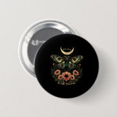 Celestial Luna Moth Subtle Anti Trump Ronde Button 5,7 Cm (Voorkant /achterkant)